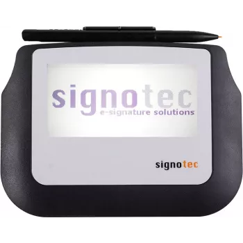 Signotec Sigma parakstu planšete - 10,2 cm (4 inch) LCD, 320x160 pikseļi, 95x47 mm, melna (ST-BE105-2-FT100)