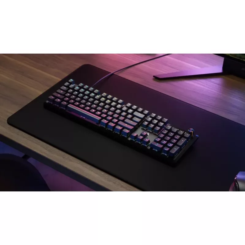 Corsair K70 Core Gaming tastatūra USB melna mehāniska pilnizmēra 104 taustiņi
