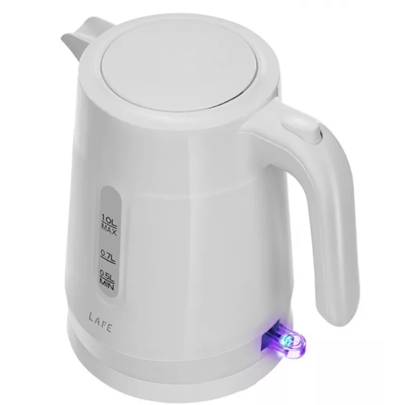LAFE Essential S 47544 elektriskā tējkanna, 1 l, 1500 W, baltā krāsā