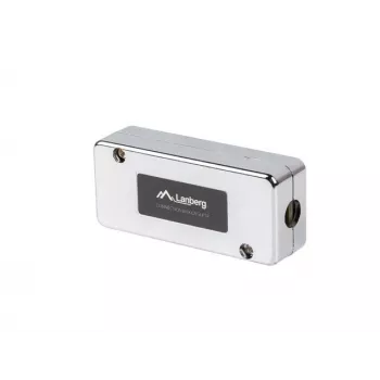 LANBERG tīkla sadales kārba PLC-6SL1-S, Cat6 S/FTP (S-STP), sudraba, 82×35×23 mm