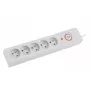 Pagarinātājs Armac Z5 5m 5x 230V PL 10A kabeļu organizētājs pelēks