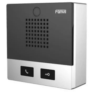 Audio domofona sistēma Fanvil I10D melna nerūsējošā tērauda