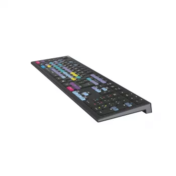 Logickeyboard ASTRA 2 USB AZERTY Angļu Melna tastatūra