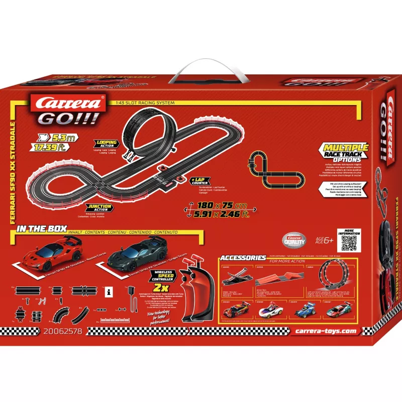 Slota auto komplekts CARRERA Ferrari SF90 XX Stradale Wireless – Carrera GO!!!