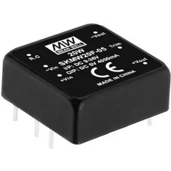Tīkla adapteris MEAN WELL SKMW20G-05 20W Ieeja 18-75V Izeja 5V