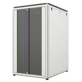 19 collu skapis Lanview RDL26U81WH – 26U vertikālā vieta, balts