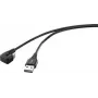 Renkforce USB 2.0, Telefona (analogais) savienojuma kabelis [1x USB 2.0 Spraudnis A - 1x USB 2.0 Spraudnis C] 1.00 m Melns (RF-4609276)