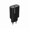 Sienas lādētājs CANYON OnCharge 30CL 30W PD 1 ports EU spraudnis Melns
