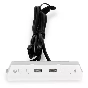 Lian Li LAN216-1W USB 3.0 19-pin savienotājs balts
