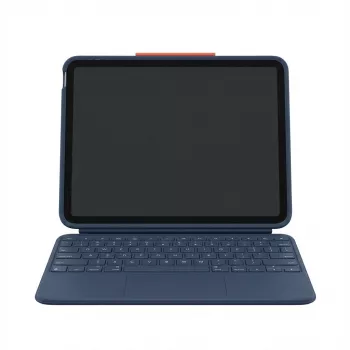 Klaviatūras maciņš Logitech Rugged Combo 4 Touch iPad 10. paaudzei — Classic Blue