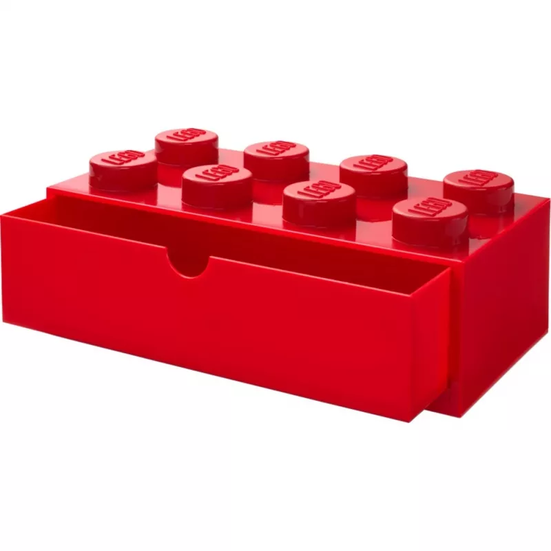 LEGO Desk Drawer 8, sarkans