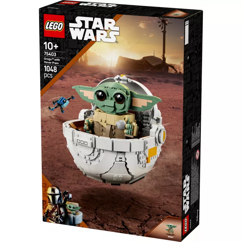 LEGO STAR WARS 75403 Grogu ar peldošu ratiņu