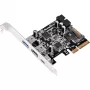 SilverStone ECU05 - USB adapter - PCIe 2.0 x2 Low Profile - USB 3.1 Type C x 1 + USB 3.0 x 2 + USB 3.0 (iekšējais) x 2 (SST-ECU05)