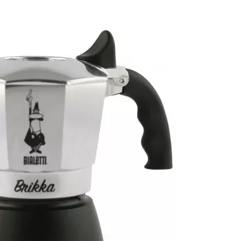 Moka kafijas automāts Bialetti Brikka 0,17 L — plīts espresso katliņš, 4 tases, alumīnijs, nav indukcijai