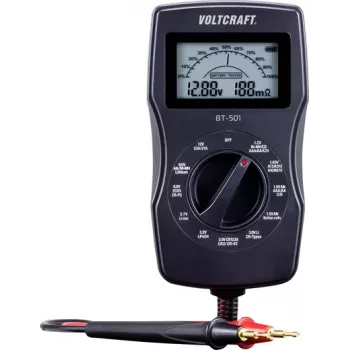 VOLTCRAFT Bateriju Testeris BT-501 Mērījumu Diapazons 1,2 V, 1,5 V, 3 V, 6 V, 3,7 V, 9 V, 12 V