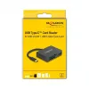 DeLOCK USB-C karšu lasītājs XQD un SD atmiņas kartēm, USB 5 Gbps