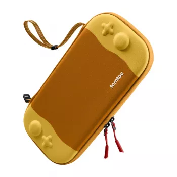 Slimais aizsargmaciņš Tomtoc FancyCase-G05 Nintendo Switch 2, dzeltens