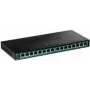 TRENDnet TPE TG161H - Slēdzis - 16 x 10/100/1000 (PoE+) - montējams statīvā - PoE+ (120 W)