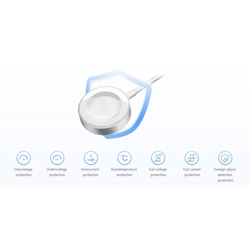 Bezvadu magnētiskā šūpuļa lādētājs HUAWEI Watch SuperCharge Dock 2. paaudze — Sudrabs