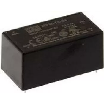 Barošanas bloks MEAN WELL MPM-15-24 15W 24V Ieeja 90-264V