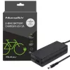 Qoltec 50761 Lādētājs e-velosipēda akumulatoram 36V | 42V | 2A | 5.5*2.5