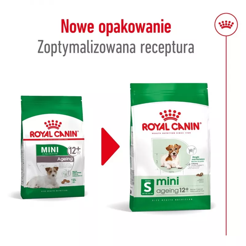 ROYAL CANIN Mini Ageing Adult +12 sausā barība suņiem - 3,5 kg