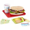 Melissa & Doug Slice & Stack Sandwich Counter 6074860 koka rotaļu virtuvīte