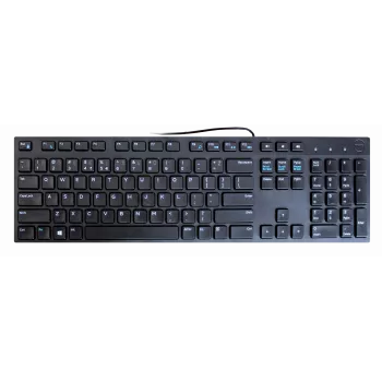 Vadu multimēdiju tastatūra Dell KB216 US izkārtojums ar ciparu bloku — USB savienojums, pilna izmēra