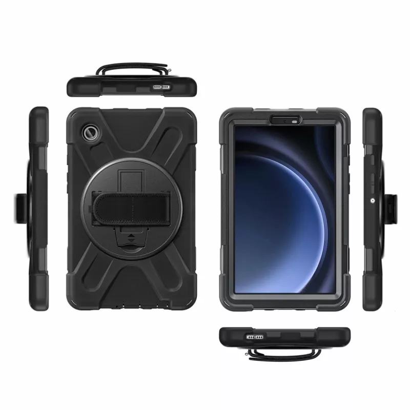4smarts Rugged Case Grip Samsung Galaxy Tab A9 22,1 cm (8,7 inch) Melns