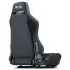 Sacensību stila atpakaļatgāzts sēdeklis Next Level Racing ERS3 Elite Premium — melns PU āda