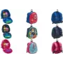 Mugursoma WEDO Kinder-Rucksack 243 3302 — sarkana, ar sieta kabatām iekšā un ārā