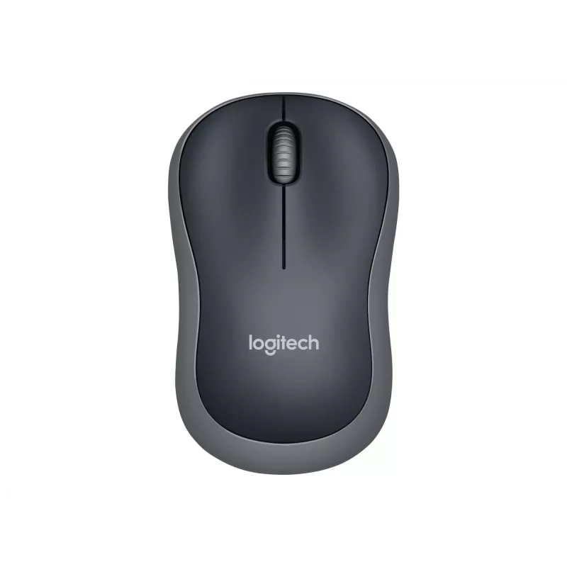 Logitech M185 Bezvadu optiskā pele Ambidextrous Pelēka 910-002238