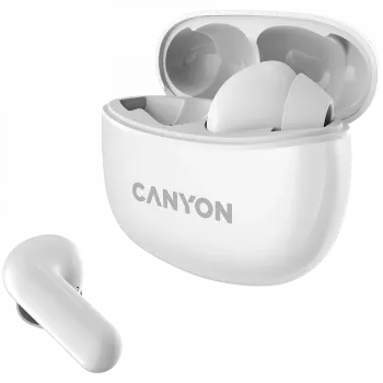 Canyon TWS-5 Bluetooth austiņas, ar mikrofonu, BT V5.3, 20Hz-20kHz, 40mAh*2+500mAh, Type-C