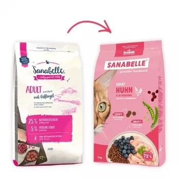 Sausā barība kaķiem Bosch Sanabelle Life Adult Chicken & Blueberries 8 kg