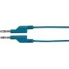 Mērīšanas vads Voltcraft MS5/BL 4 mm banāna spraudnis, 5,00 m, zils