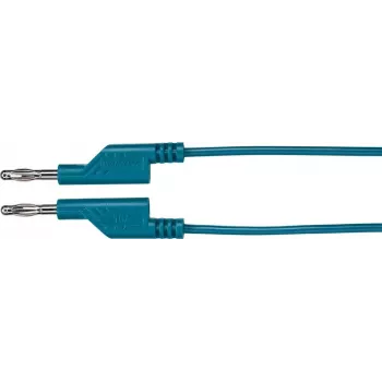 Mērīšanas vads Voltcraft MS5/BL 4 mm banāna spraudnis, 5,00 m, zils