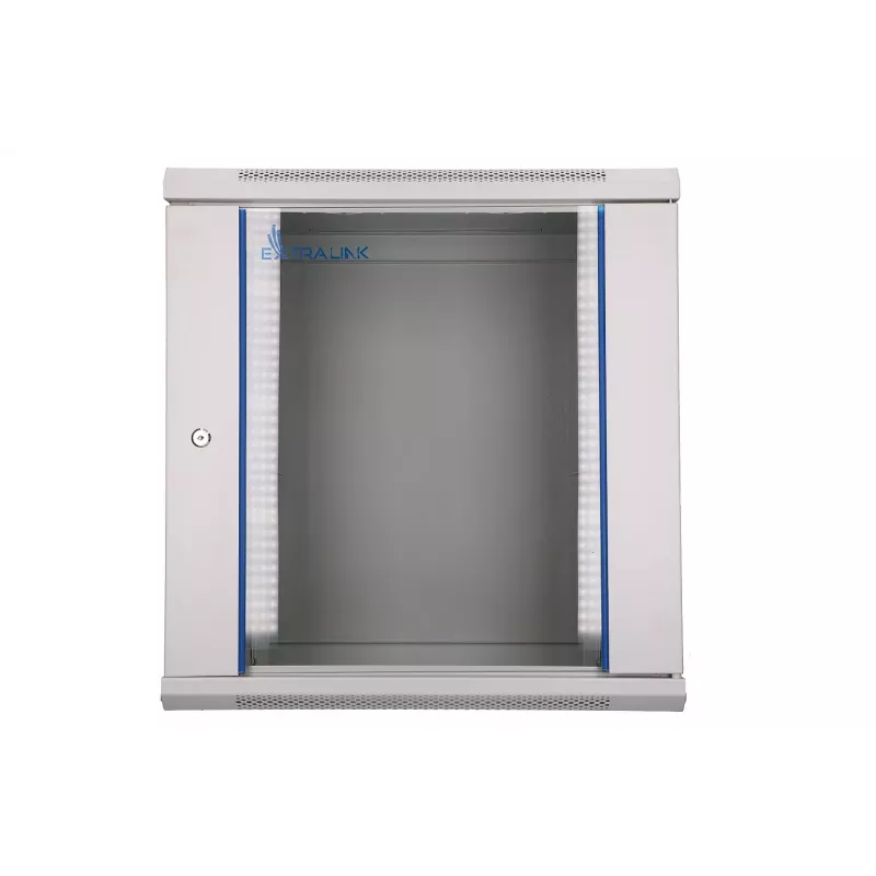 Sienas stiprinājuma skapis Extralink 12U 600x600 Pelēks