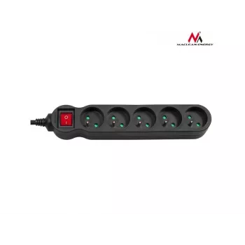 MCE184 pagarinātājs ar 5 kontaktligzdām (3 m) - Maclean