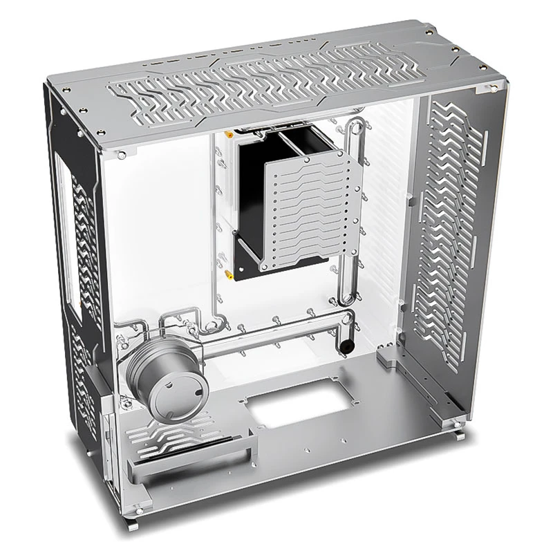Singularity Computers Wraith ITX/DTX datora korpuss, sudraba