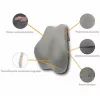 MDH Shape&Rest DRQE3S0BBXUXP spilvens jostasvietai no atmiņas putām