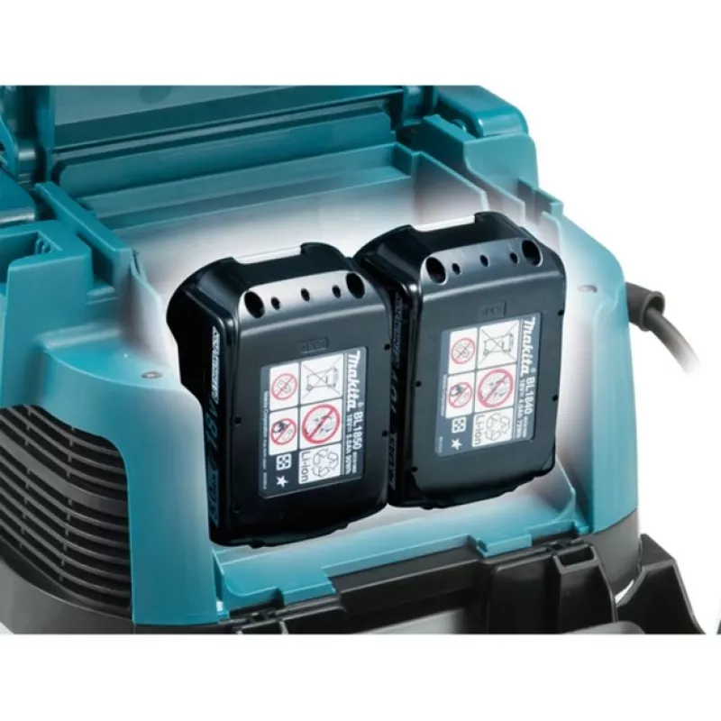Akumulatora putekļsūcējs Makita DVC150LZ 15L slapjš+sauss (bez akumulatora/lādētāja)