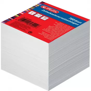 Herlitz 1603000 Kvadrātveida piezīmju papīrs Balts 700 loksnes Pašlīmējošs