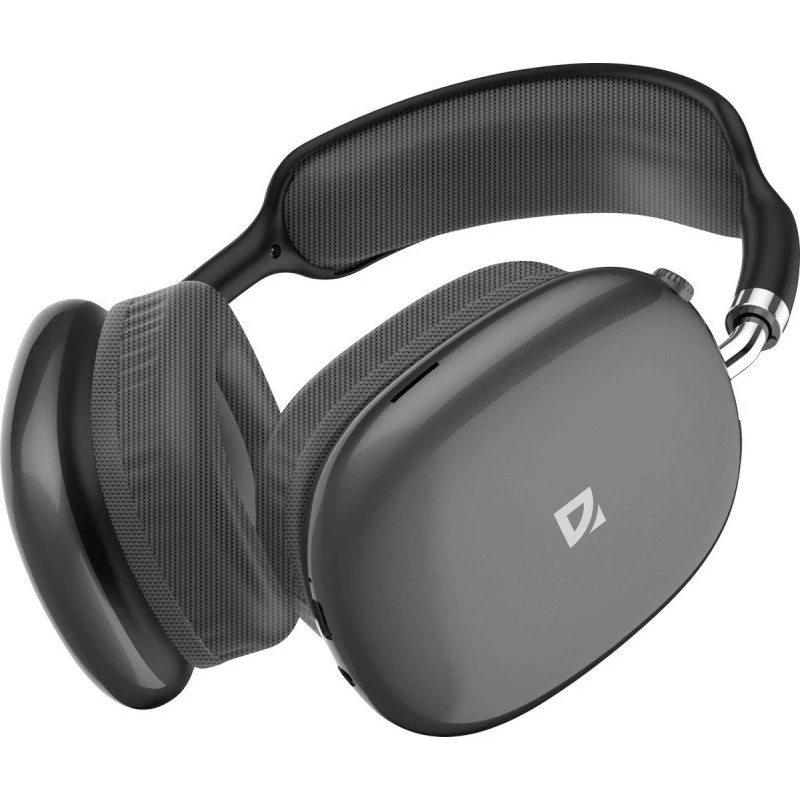 Defender FreeMotion B645 Bluetooth austiņas uz ausīm, Bluetooth 5.3, USB-C, 3,5 mm ligzda, iebūvēts mikrofons, 20–20000 Hz, 105 dB, melnas