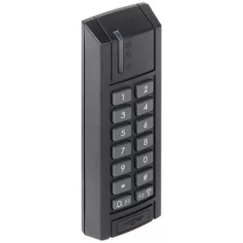 Roger MCT12E tuvuma kartes lasītājs ar tastatūru, RS485, nolasīšana līdz 7 cm attālumā