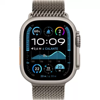 Apple Watch Ultra 2 Cellular 49mm Dabīgais Titāns Milānas S