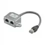 Wentronic Goobay kabeļu sadalītājs (Y-adapteris) - CAT 5 Ethernet + ISDN, ekranēts (68909)