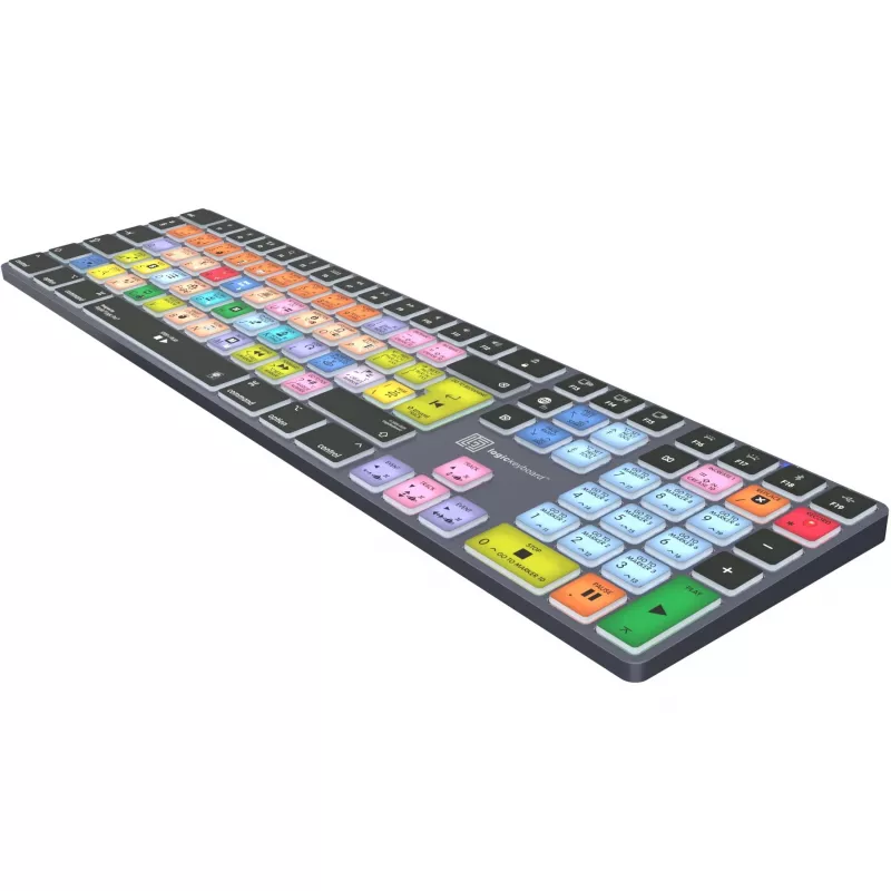 Tastatūra LogicKeyboard Apple Logic Pro X2 Titan DE Mac — LKB-LOGXP2-TM-DE, vācu izkārtojums