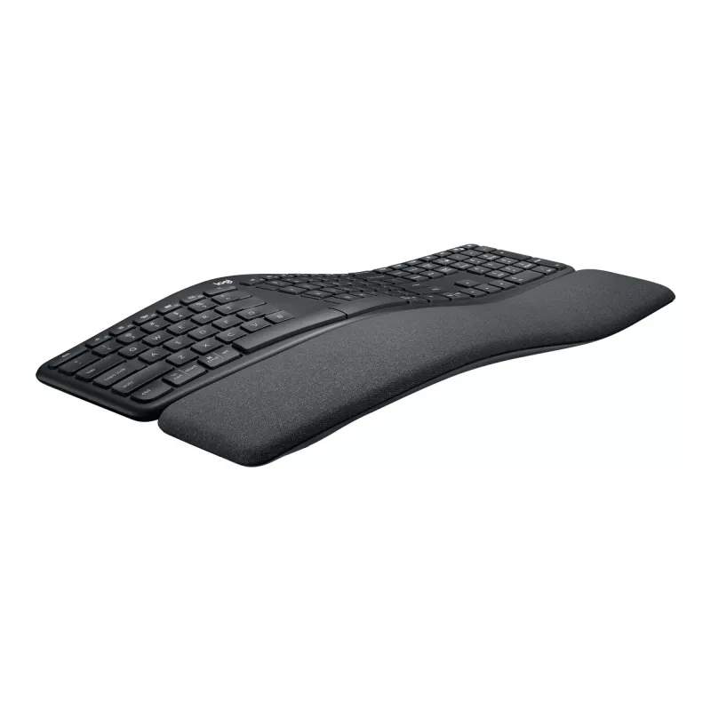 Logitech Ergo K860 for Business bezvadu tastatūra RF + Bluetooth Šveices izkārtojums grafīta (920-010347)