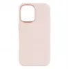 Aizmugurējais vāciņš FIXED Apple iPhone 16 Liquid silikons Rozā ar MagFlow plāns aizsargmaciņš