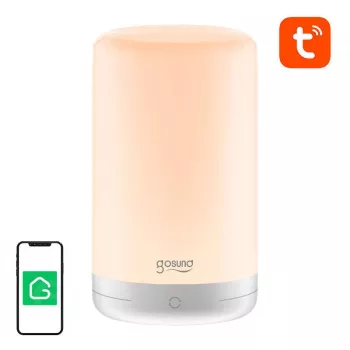 Gosund RGB Wi‑Fi viedā naktslampiņa LB3 — Tuya, regulējams spilgtums un krāsu maiņa